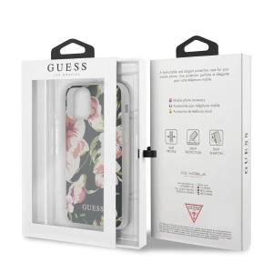 Hurtownia GSM - Etui Guess GUHCN58IMLFL03 Apple iPhone 11 Pro granátový/navy N°3 Flower Collection - GUE471NAV - {ean13} - Hurt