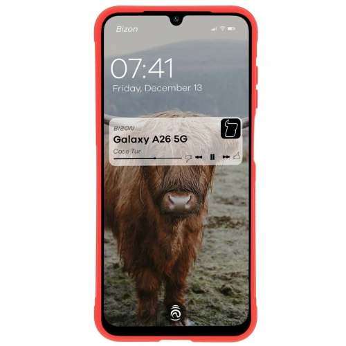 Pancerne etui Bizon Case Tur do Samsung Galaxy A26 5G czerwone