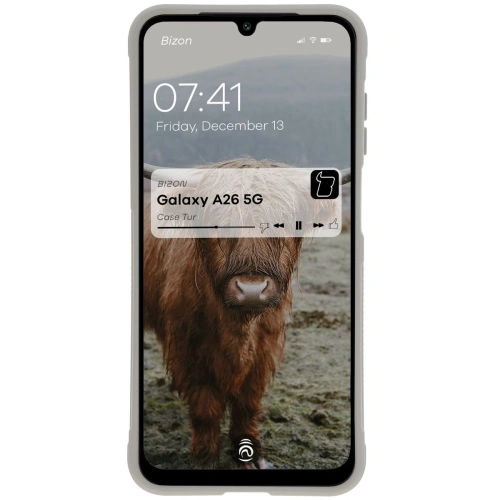 Pancerne etui Bizon Case Tur do Samsung Galaxy A26 5G jasnoszare
