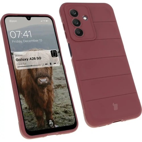 Pancerne etui Bizon Case Tur do Samsung Galaxy A26 5G ciemnofioletowe