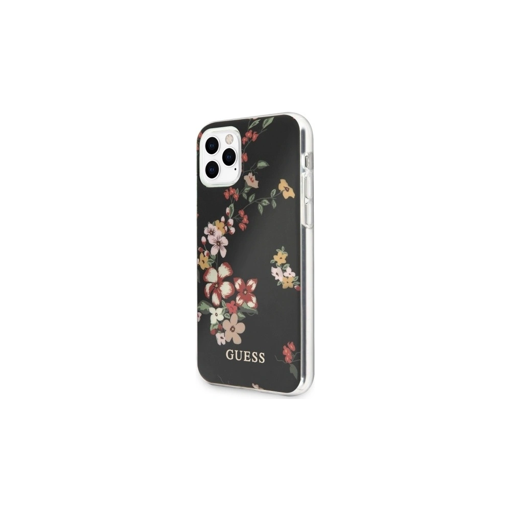 Hurtownia GSM - Etui Guess GUHCN58IMLFL04 Apple iPhone 11 Pro černý/black N°4 Flower Collection - GUE472BLK - {ean13} - Hurt