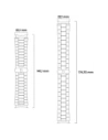 Hurtownia GSM - Bizon Strap Óra Aura Okosóra 22 mm arany - BIZ8477 - {ean13} - Hurt