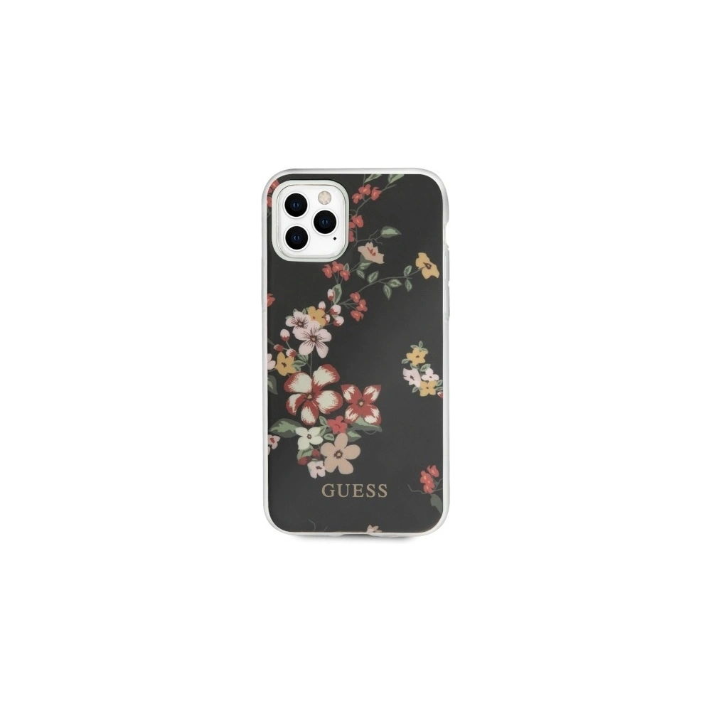Hurtownia GSM - Etui Guess GUHCN58IMLFL04 Apple iPhone 11 Pro černý/black N°4 Flower Collection - GUE472BLK - {ean13} - Hurt