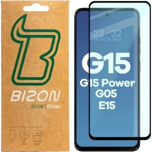 Hurtownia GSM - Sklo tvrzené Bizon Glass Edge 2 pro Motorola Moto G15 / G15 Power / G05 / E15 černý rámeček - BIZ8478 - {ean13} - Hurt