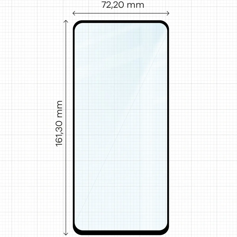 Wholesale Bizon Glass Edge 2 Motorola Moto G15 / G15 Power / G05 / E15 black frame - BIZ8478 - {ean13} - Hurt