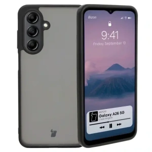Wholesale Bizon Case Angelo Samsung Galaxy A26 5G smoky with a black frame - BIZ8479 - {ean13} - Hurt