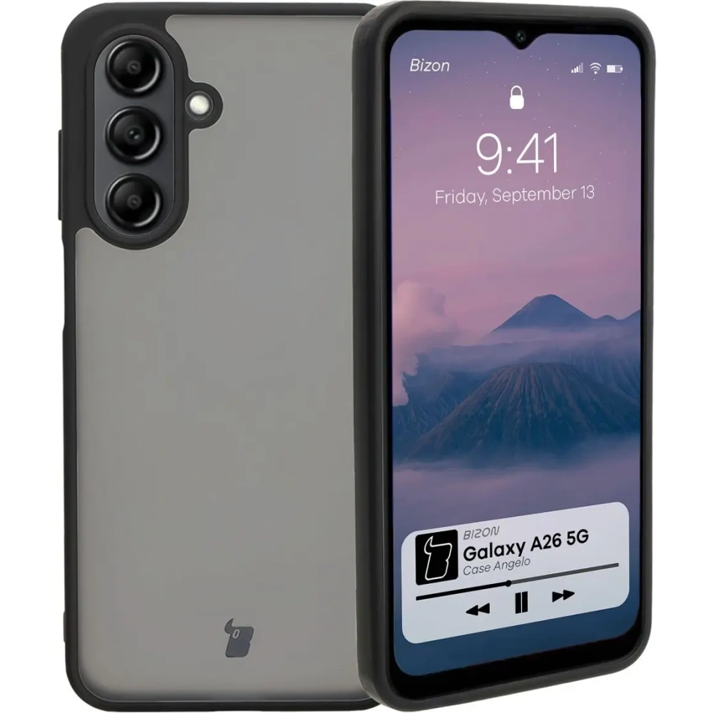 Hurtownia GSM - Bizon Case Angelo Samsung Galaxy A26 5G füstös fekete kerettel - BIZ8479 - {ean13} - Hurt