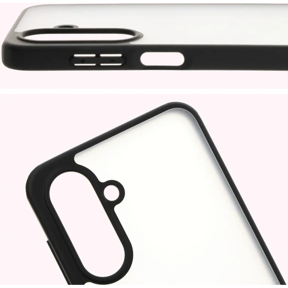 Hurtownia GSM - Bizon Case Angelo Samsung Galaxy A26 5G fumuriu cu un cadru negru - BIZ8479 - {ean13} - Hurt