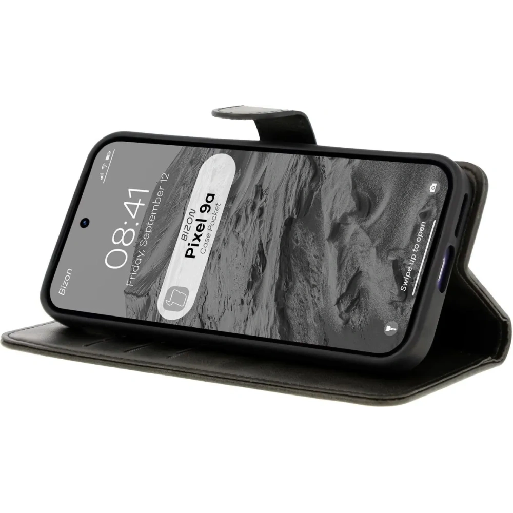 Hurtownia GSM - Bizon tok zseb Google Pixel 9a fekete - BIZ8480 - {ean13} - Hurt