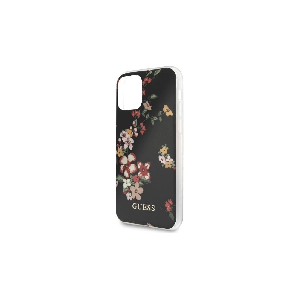 Hurtownia GSM - Etui Guess GUHCN58IMLFL04 Apple iPhone 11 Pro černý/black N°4 Flower Collection - GUE472BLK - {ean13} - Hurt