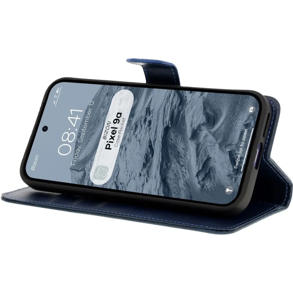 Hurtownia GSM - Etui z klapką Bizon Case Pocket do Google Pixel 9a granatowe - BIZ8481 - {ean13} - Hurt