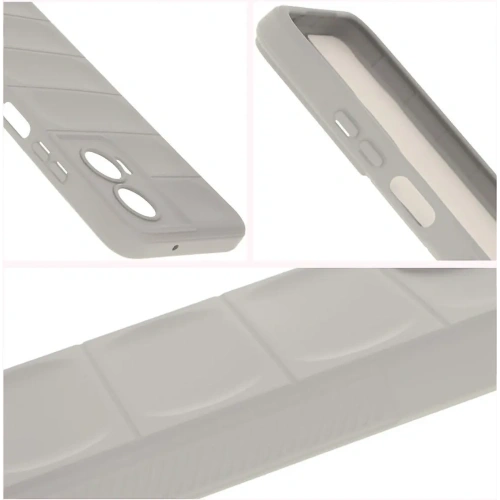 Pancerne etui Bizon Case Tur do Motorola Moto G35 5G jasnoszare