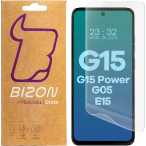 Hurtownia GSM - Bizon Glass Hydrogel Front Motorola Moto G15 / G15 Power / G05 / E15 [2 PACK] - BIZ8484 - {ean13} - Hurt