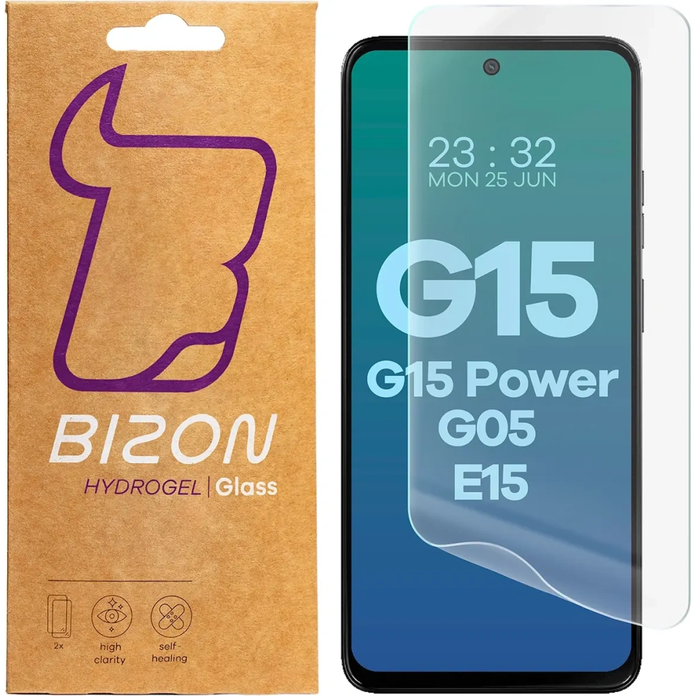 Hurtownia GSM - Fólie hydrogelová na displej Bizon Glass Hydrogel Front pro Motorola Moto G15 / G15 Power / G05 / E15 [2 PACK] - BIZ8484 - {ean13} - Hurt