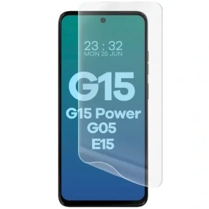 Wholesale Bizon Glass Hydrogel Front Motorola Moto G15 / G15 Power / G05 / E15 [2 PACK] - BIZ8484 - {ean13} - Hurt