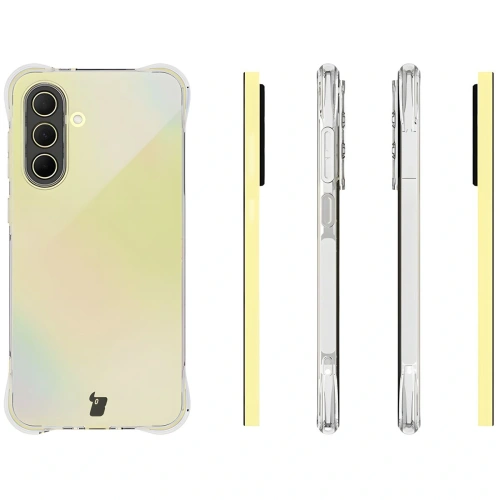 Elastyczne etui Bizon Case Salpa do Samsung Galaxy A36 5G przezroczyste