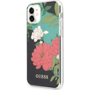 Etui Guess GUHCN61IMLFL01 Apple iPhone 11 czarny/black N°1 Flower Collection
