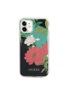Wholesale Guess GUHCN61IMLFL01 Apple iPhone 11 black N°1 Flower Collection - GUE473BLK - {ean13} - Hurt