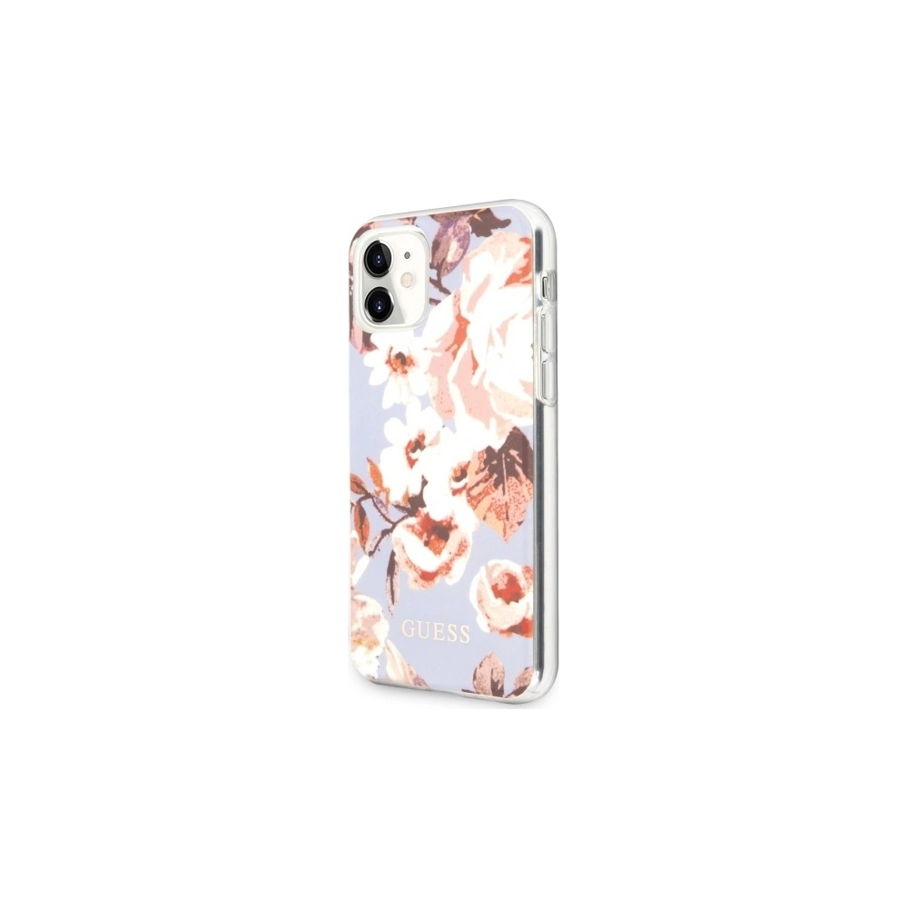 Hurtownia GSM - Etui Guess GUHCN61IMLFL02 Apple iPhone 11 lila/lilac N°2 Flower Collection - GUE474LIL - {ean13} - Hurt