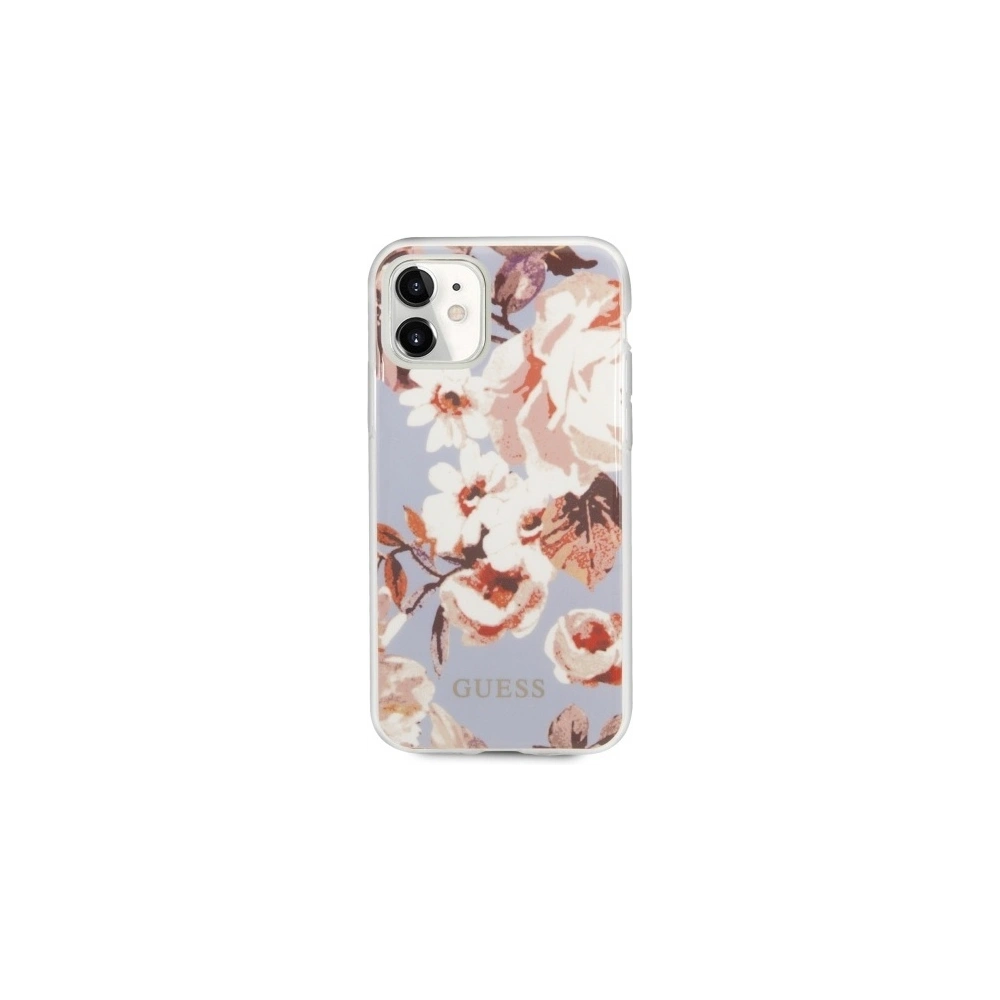 Hurtownia GSM - Etui Guess GUHCN61IMLFL02 Apple iPhone 11 lila/lilac N°2 Flower Collection - GUE474LIL - {ean13} - Hurt