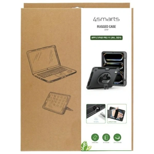 Obudowa z uchwytem 4smarts Rugged Case Grip do Apple iPad Pro 11 2024 (5. generacji)