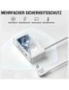 Hurtownia GSM - Przedłużacz 4smarts 6w1 2xAC, USB-A, 3xUSB-C 65W GaN biały - 4SMR68 - {ean13} - Hurt