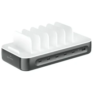 Hurtownia GSM - 4smarts Csapat 100W USB-A, 5xUSB-C töltőállomás kábel szettel, űrszürke színben - 4SMR69 - {ean13} - Hurt