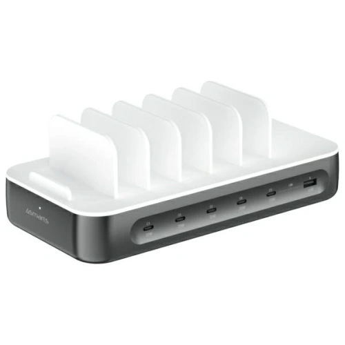 Stacja ładująca 4smarts Team 100W USB-A, 5xUSB-C z zestawem kabli space grey
