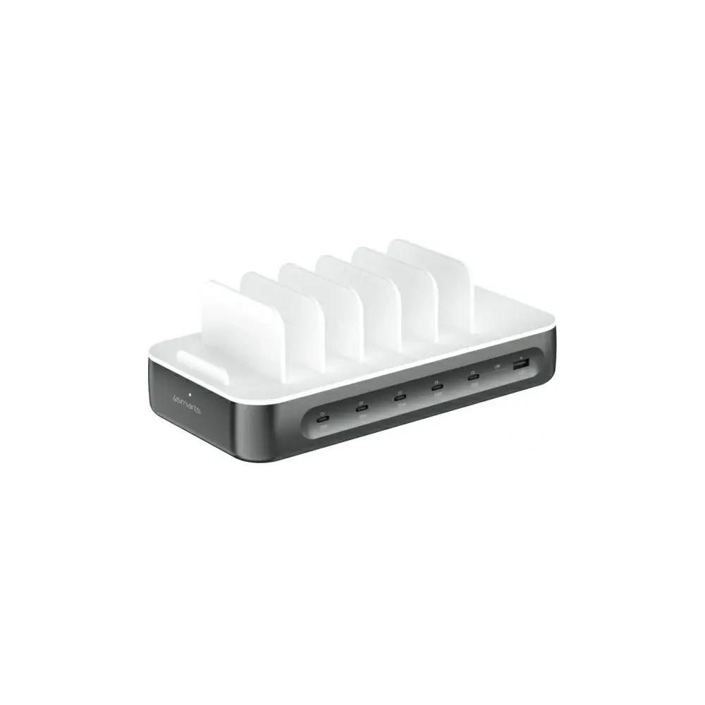 Hurtownia GSM - 4smarts Echipa stație de încărcare 100W USB-A, 5xUSB-C cu set de cabluri gri spațial - 4SMR69 - {ean13} - Hurt
