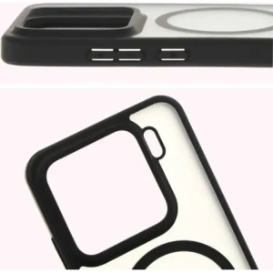 Hurtownia GSM - Bizon Case MatteO Magnetic Xiaomi 15 translucid cu ramă neagră - BIZ8489 - {ean13} - Hurt