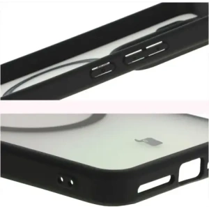 Hurtownia GSM - Bizon Case MatteO Magnetic Xiaomi 15 translucid cu ramă neagră - BIZ8489 - {ean13} - Hurt
