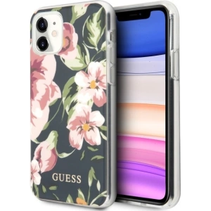 Etui Guess GUHCN61IMLFL03 Apple iPhone 11 granat/bleumarin N°3 Flower Collection