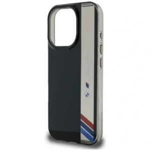 Wholesale BMW Motorsport IML Vertical Stripe Apple iPhone 16 Pro Max black - BMW812 - {ean13} - Hurt