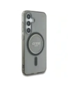 Hurtownia GSM - Etui Guess Glitter Circle Classic Logo MagSafe do Samsung Galaxy S25 czarny - GUE4309 - {ean13} - Hurt