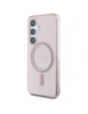 Hurtownia GSM - Etui Guess Glitter Circle Classic Logo MagSafe do Samsung Galaxy S25 różowy - GUE4310 - {ean13} - Hurt
