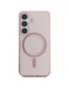 Hurtownia GSM - Etui Guess Glitter Circle Classic Logo MagSafe do Samsung Galaxy S25 różowy - GUE4310 - {ean13} - Hurt