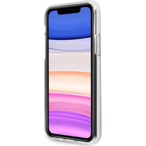 Etui Guess GUHCN61IMLFL03 Apple iPhone 11 granatowy/navy N°3 Flower Collection