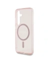 Hurtownia GSM - Etui Guess Glitter Circle Classic Logo MagSafe do Samsung Galaxy S25 różowy - GUE4310 - {ean13} - Hurt
