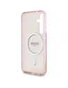 Hurtownia GSM - Etui Guess Glitter Circle Classic Logo MagSafe do Samsung Galaxy S25 różowy - GUE4310 - {ean13} - Hurt