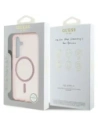 Hurtownia GSM - Etui Guess Glitter Circle Classic Logo MagSafe do Samsung Galaxy S25 różowy - GUE4310 - {ean13} - Hurt