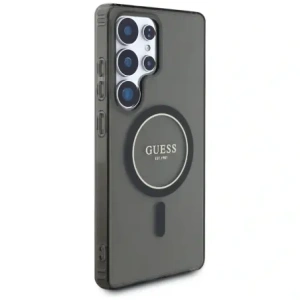 Hurtownia GSM - Guess Glitter Circle Classic Logo MagSafe Samsung Galaxy S25 Ultra schwarz - GUE4311 - {ean13} - Hurt