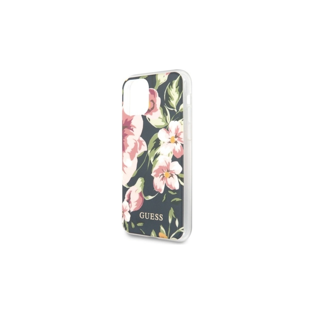 Hurtownia GSM - Etui Guess GUHCN61IMLFL03 Apple iPhone 11 granat/bleumarin N°3 Flower Collection - GUE475NAV - {ean13} - Hurt