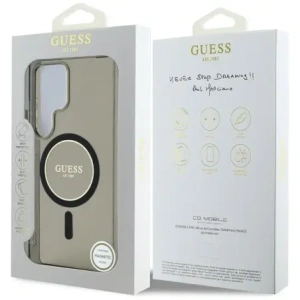 Hurtownia GSM - Guess Glitter Circle Classic Logo MagSafe Samsung Galaxy S25 Ultra schwarz - GUE4311 - {ean13} - Hurt