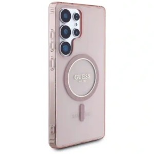 Hurtownia GSM - Guess Glitter Circle Classic Logo MagSafe Samsung Galaxy S25 Ultra pink - GUE4312 - {ean13} - Hurt