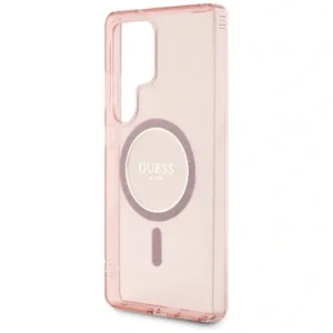 Hurtownia GSM - Guess Glitter Circle Classic Logo MagSafe Samsung Galaxy S25 Ultra pink - GUE4312 - {ean13} - Hurt