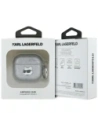 Hurtownia GSM - Etui Karl Lagerfeld Monogram Choupette Head do Apple AirPods 4 srebrny - KLD21904 - {ean13} - Hurt