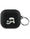 Etui Karl Lagerfeld Monogram Karl & Choupette Head do Apple AirPods 4 czarny