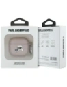 Hurtownia GSM - Etui Karl Lagerfeld Monogram Karl & Choupette Head do Apple AirPods 4 różowy - KLD21906 - {ean13} - Hurt
