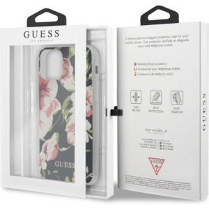 Etui Guess GUHCN61IMLFL03 Apple iPhone 11 granatowy/navy N°3 Flower Collection