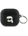 Karl Lagerfeld Monogram Karl Head Apple AirPods 4 fekete